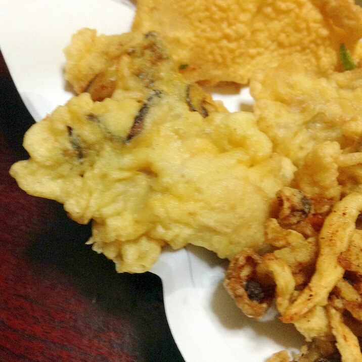 牡蠣の天ぷら【タウリンde休肝】